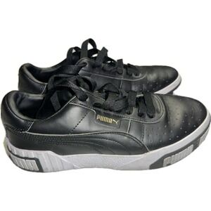 Puma Cali‎ Bold Platform Womens Shoes Sneakers 8.5 US Black/White 370811-03